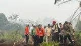 Usai Pontianak, Prabowo Pimpin Penanganan Kebakaran Hutan Kalimantan Tengah