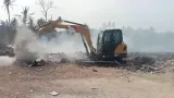 Hari Keempat, Kebakaran di TPA Liar Waringinkurung Masih Belum Padam
