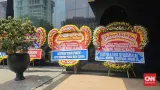 Karangan Bunga Penuhi Kemenkeu, Sambut Menkeu Baru Suahasil Nazara