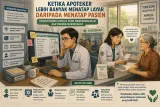 Ketika Apoteker Lebih Banyak Menatap Layar daripada Menatap Pasien, Transformasi Digital dan Realitas Layanan Farmasi di Puskesmas