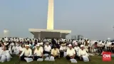 Zikir dan Doa Kebangsaan di Kawasan Monumen Nasional Jakarta