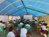 Kemendikdasmen Bangun Puluhan Tenda untuk Sekolah Darurat di NTT
