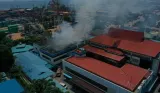 Panel Surya Diduga Picu Kebakaran di Kantor Bea Cukai Batam